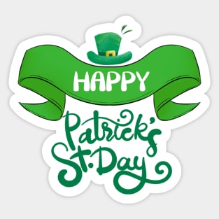 Happy Patrick's Day Sticker